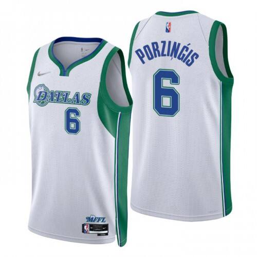 Dallas Mavericks Kristaps #6 Signature Edition Game Jersey Slim Fit