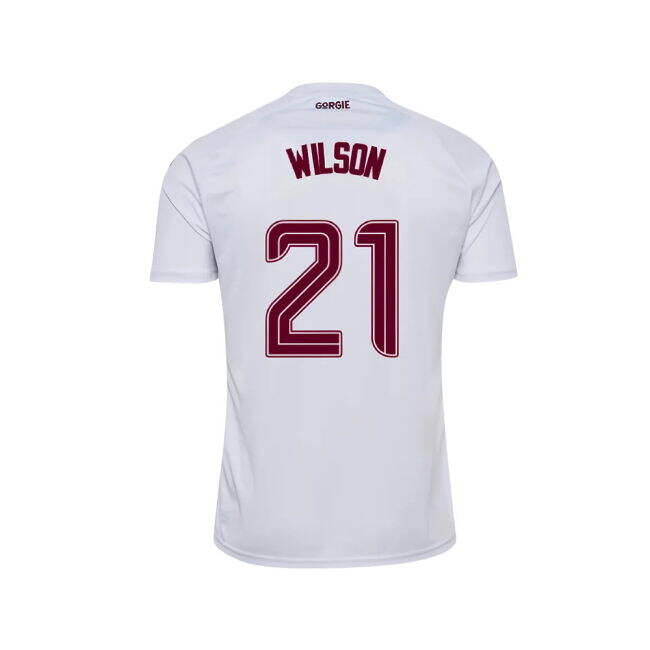 Modern 2025-2026 Hearts Official Away Away Wilson 21 - Scottish