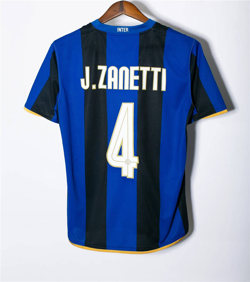 0809 Inter Milan Home Shirt Zanetti 4 - Official Replica 191