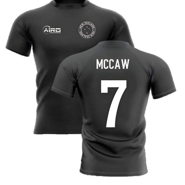2025-2026 New Zealand Home Concept Rugby Shirt (McCaw 7)