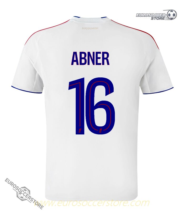 ABNER 16 Home Jersey for Olympique Lyonnais Lyon in the 25-26 Season