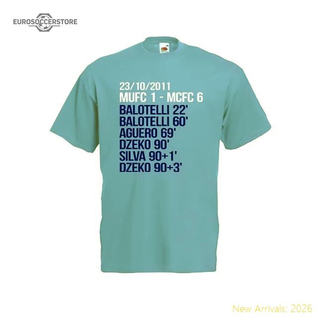 Official 2012 Manchester City 6-1 Winners T-shirt (blue) - Premium