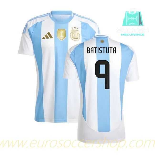 2024-25 Edition Argentina Home Jersey Match Quality (BATISTUTA 9)