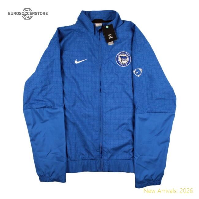 2008-2009 Hertha Berlin Tracksuit Hooded Jacket (blue) - Supporter Edition