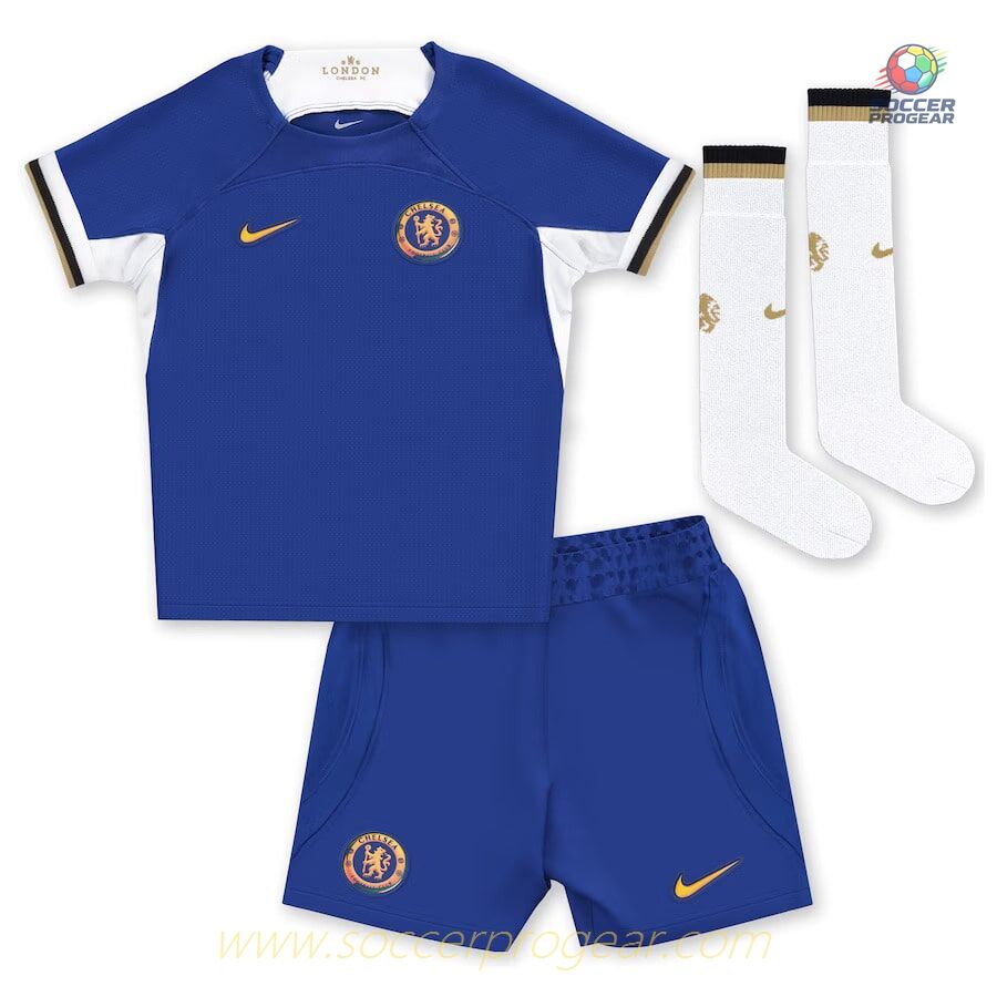 Chelsea Children's Edition Home Team Jersey Team Jersey 2023 2024 Sterling