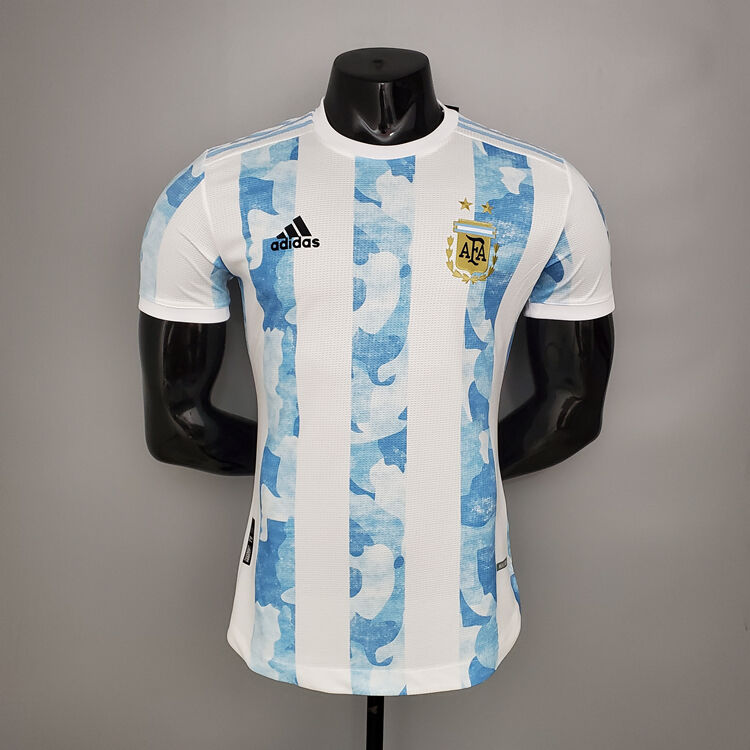COPA AMERICA 2021 ARGENTINA SOCCER SHIRT 20-21 HOME WHITEFOOTBALL