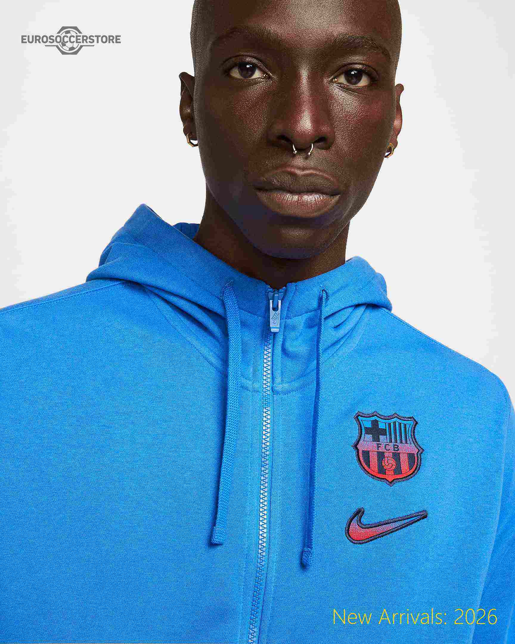 Adult Bar Barcelona Full Zip Hoodie Unknown Premium-quality Jersey