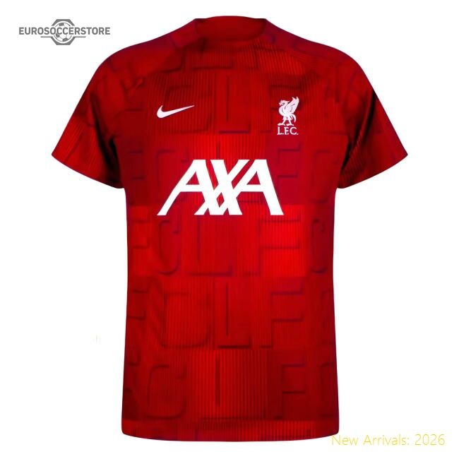 Authentic 2023-2024 Liverpool Pre-match Home Shirt (red) - Premium