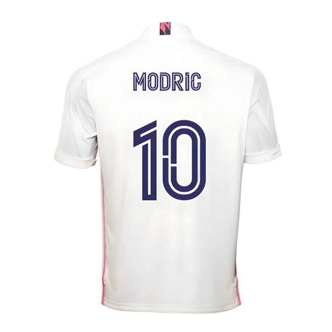 2020-2021 Real Madrid Home Football Shirt (MODRIC 10) Lightweight