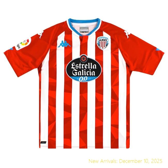 Deportivo Lugo 2020-21 Premium Quality Home Shirt ((Mint) L)