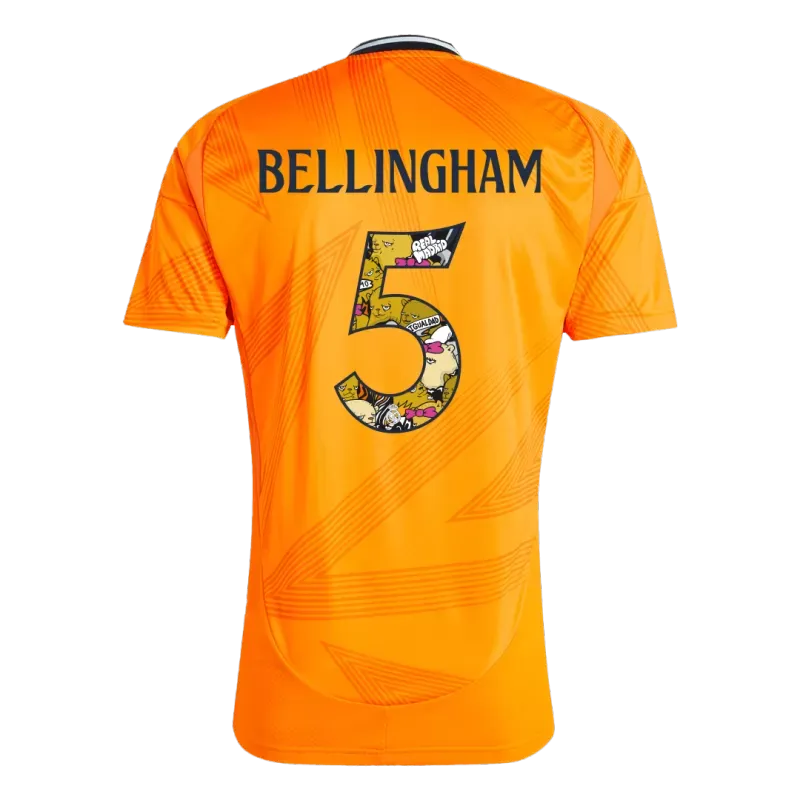 Real Madrid 24-25 Away Bellingham 5 Jersey with Bear Champ Font Design