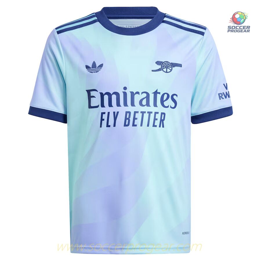 Arsenal Third Children Team Jersey 2024-2025 Season