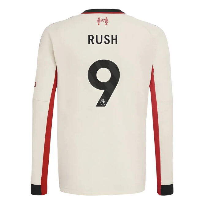 Liverpool Away Football Shirt 2025-20 - Rush 9 L S Kids
