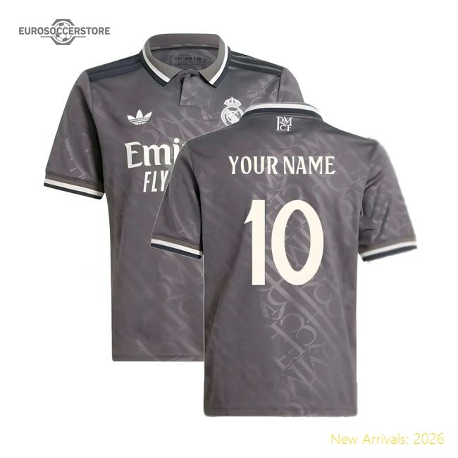 Excellent 2024-2025 Real Madrid Alternative Jersey (kids) (your Name)