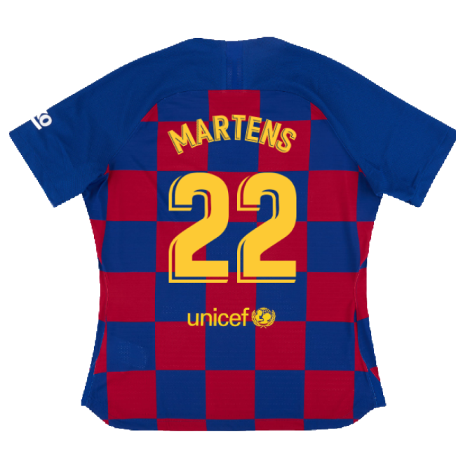 Authentic Barcelona 2019-20 Womens Home Shirt (Vaporkit) ((Excellent) S) (Martens