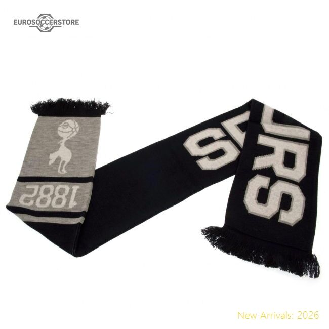 Tottenham Hotspur Hotspur Fc Nero Scarf - Official Edition