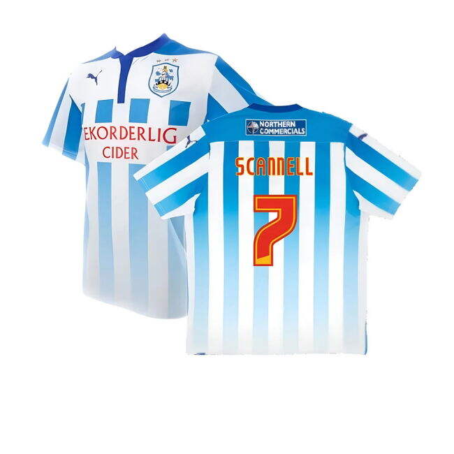 Huddersfield 2014-15 Home Shirt ((Very Good) S) (Scannell 7) - high...
