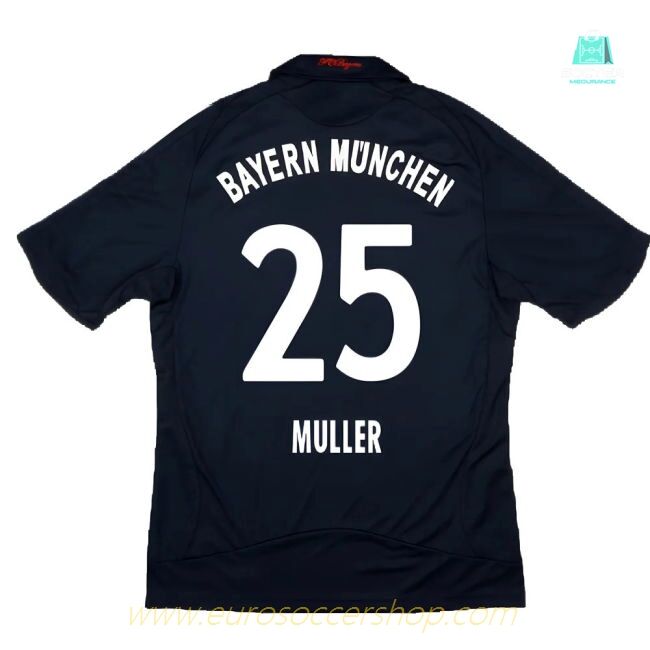 Bayern Munich 2008-10 Away Shirt ((Excellent) S) (Muller 25)