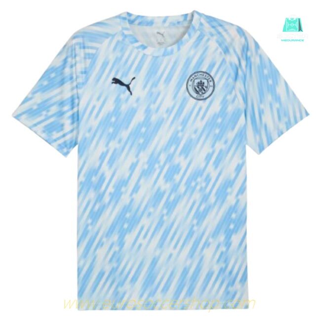 2025-2026 Man City Warm Up Jersey (Silver Sky)