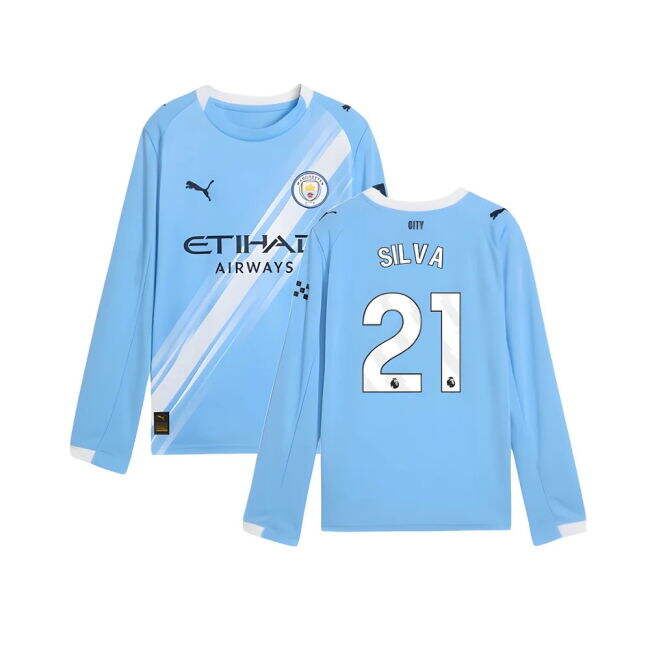 Man City Soccer Jerseys 2025-2026 Home Jersey - Kids #26