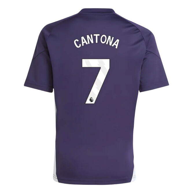 2025-2026 Man Utd Training Jersey (Aurora Plum) - Kids (Cantona 7)