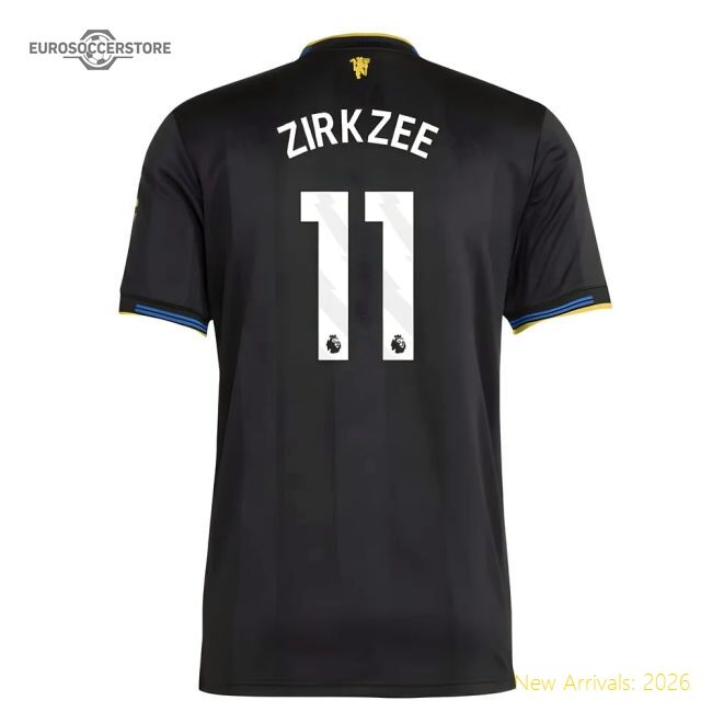 Premium 2025-2026 Man Utd Authentic Third Shirt (zirkzee 11)