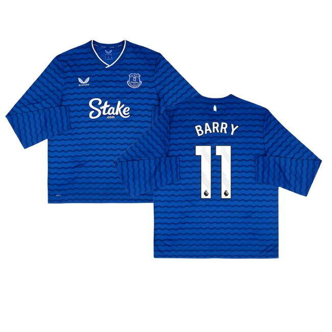 2025-2026 Everton Home Long Sleeve Shirt (Barry 11)