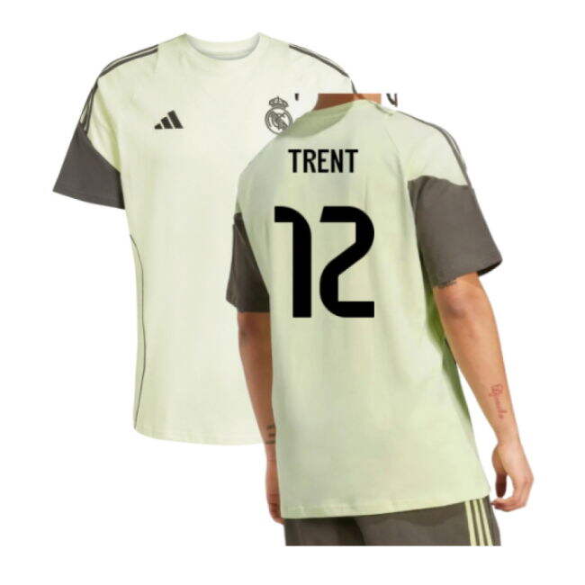2025-2026 Real Madrid Training Tee (Almost Lime) (Trent 12)