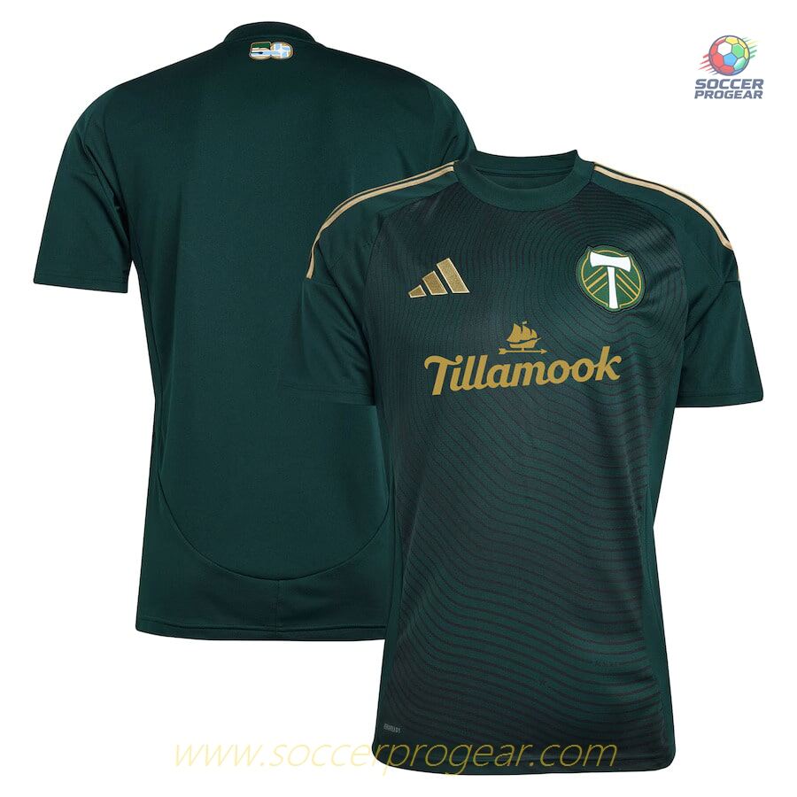 Portland Timbers Home Soccer Team Shirt 2025-2026 Season