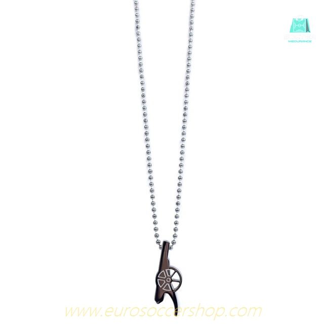 Arsenal FC Stainless Steel Cannon Pendant & Chain
