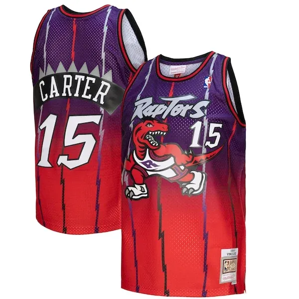 Vince Carter TOR Swingman Jersey - genuine player-jersey - Red