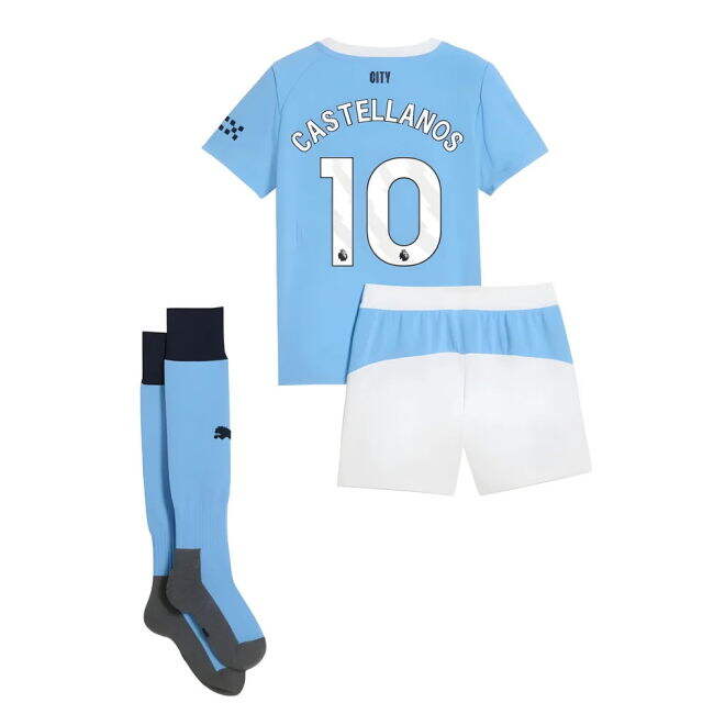 Castellanos 10 Man City Soccer Club Sophisticated Home Game Jersey