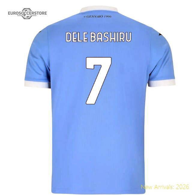 2025-2026 Ss Lazio Home Shirt (kids) (dele Bashiru 7) - Match Quality