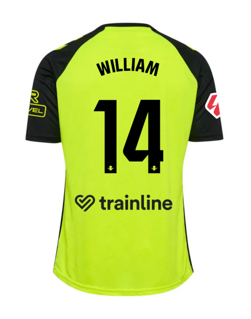 Real Betis 24-25 Season Away Jersey - WILLIAM #14