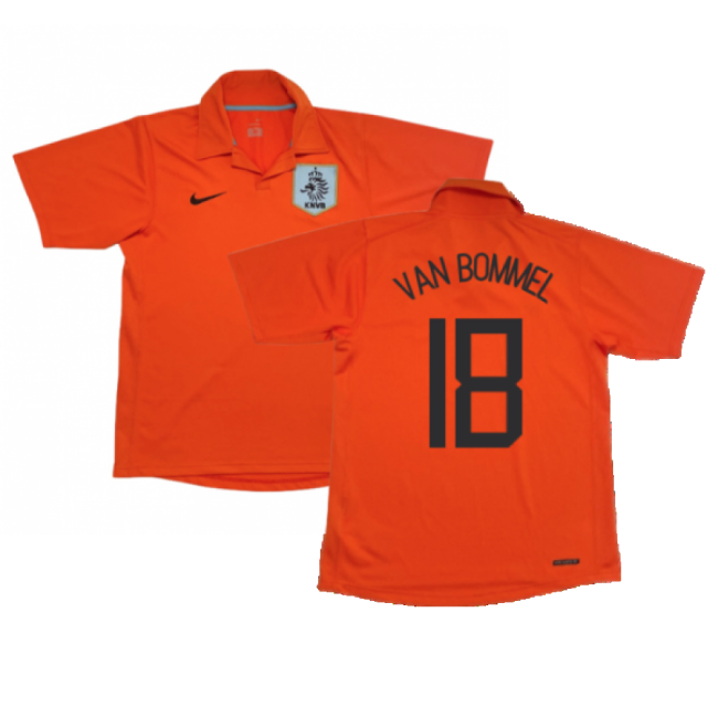 Van Bommel 18 Latest Holland Home Team Kit 2006-2007