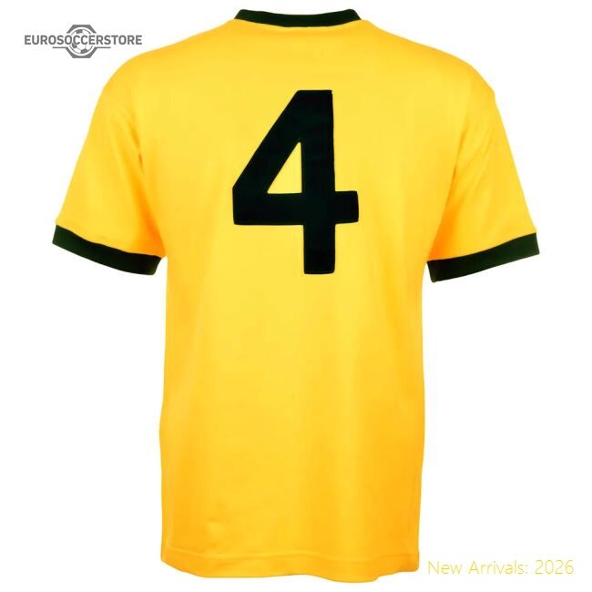 Durable Football Brazil Jersey - Blend Trendy Athletic Performance
