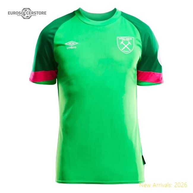 Authentic 2023-2024 West Ham Home Goalkeeper Shirt (green) - Kids