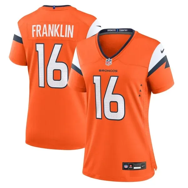 None Game NFL Jersey - Orange | Performance Football Apparel