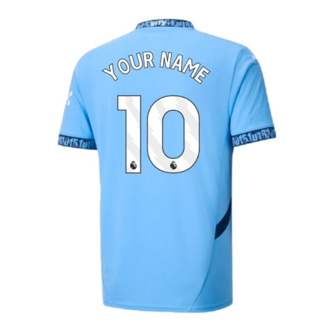 Man City Home Soccer Shirt 2024-20 M S_893