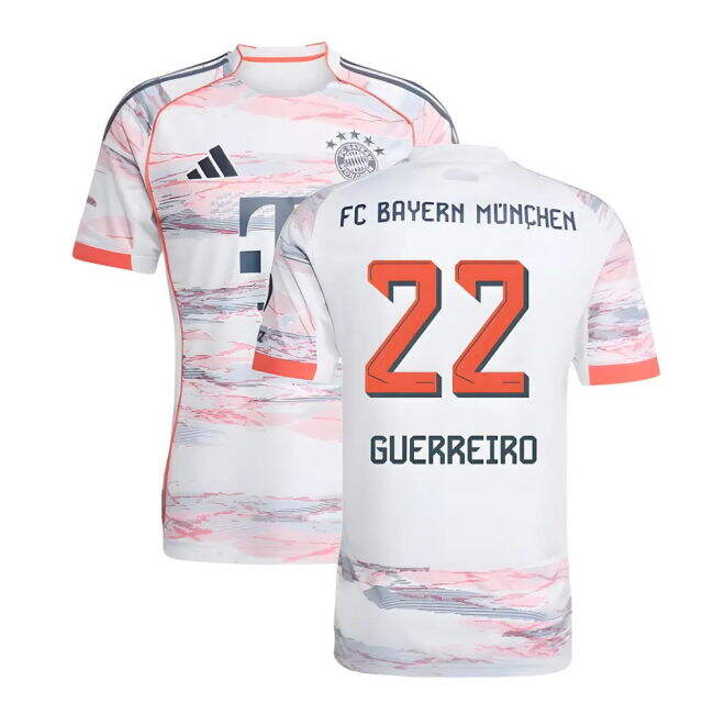 Top Tier Dedicated Bayern Bayern Munich Away Shirt Guerreiro #22 2...