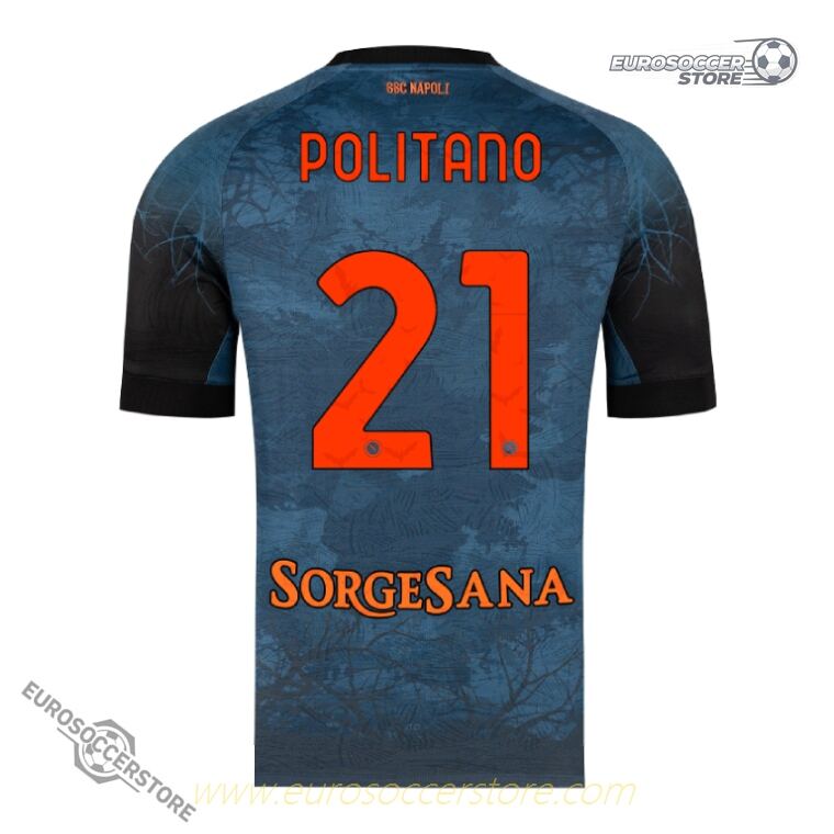 Napoli's Halloween Edition POLITANO 21 Jersey for the 25-26 Season
