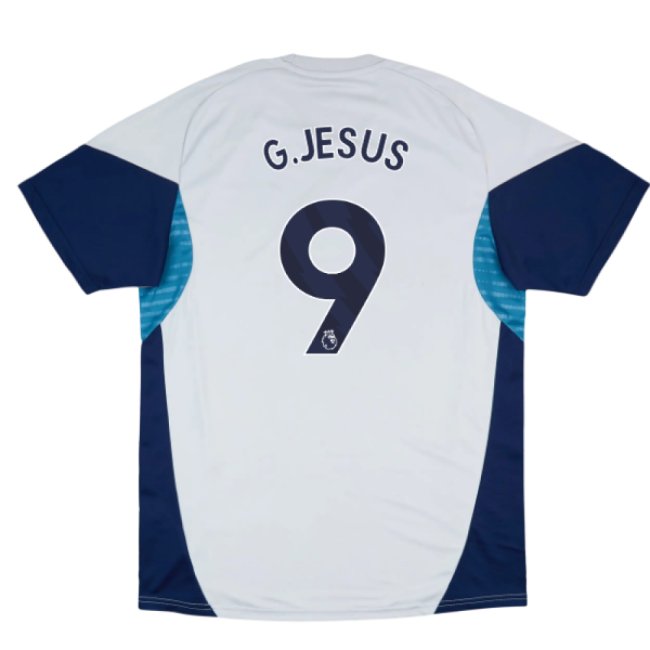 2025-2026 Arsenal Training Shirt (Grey Two) (G.Jesus 9) (Collector'...