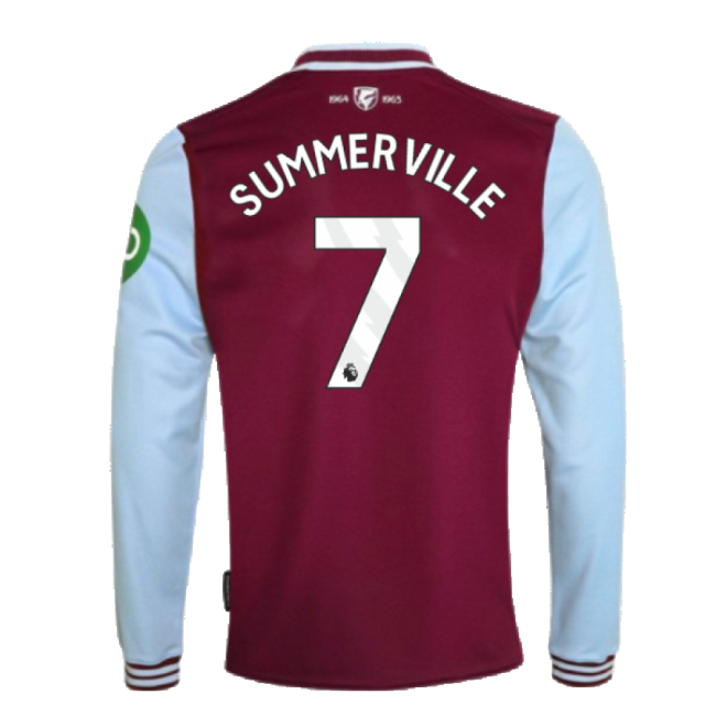 2024-20 West Ham Home Soccer Jersey Summerville 7 L M S Kids