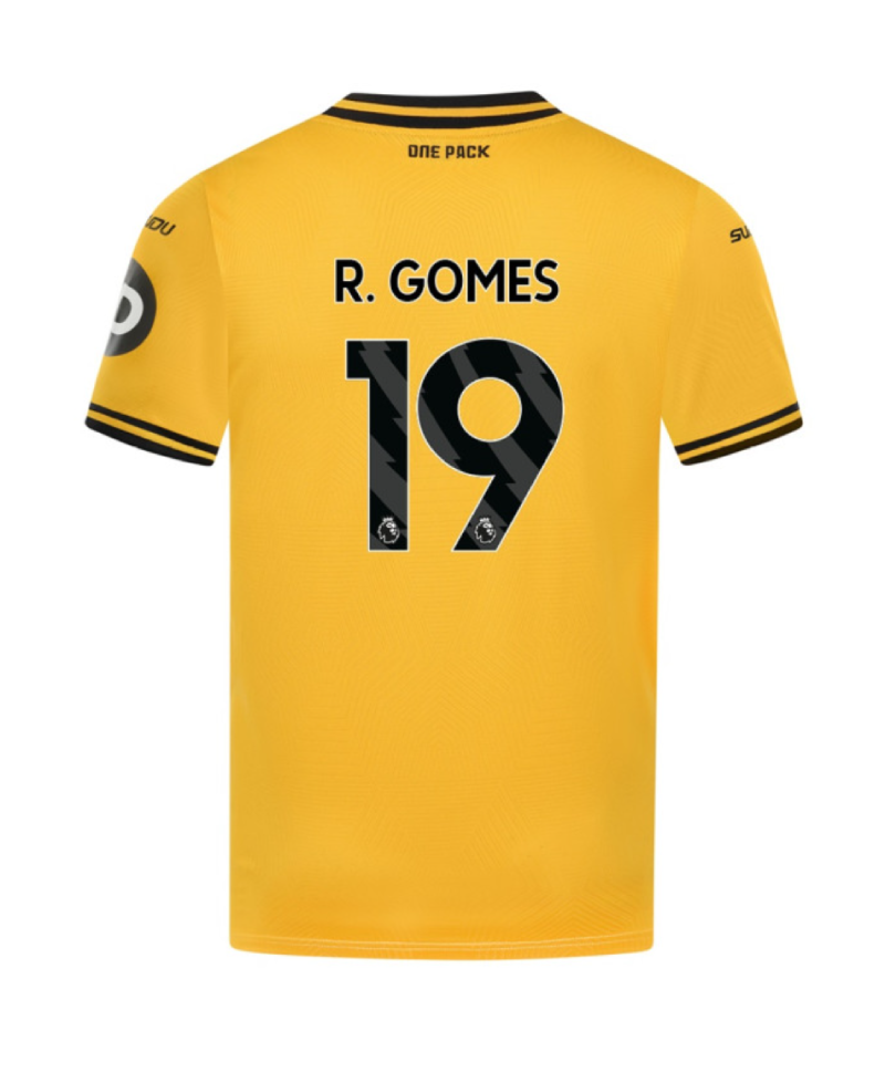 R. GOMES' 2024-25 Wolverhampton Wanderers Home Jersey