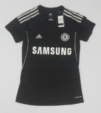 Premium Quality 13-14 Chelsea Away Black Womens Jersey Shirt