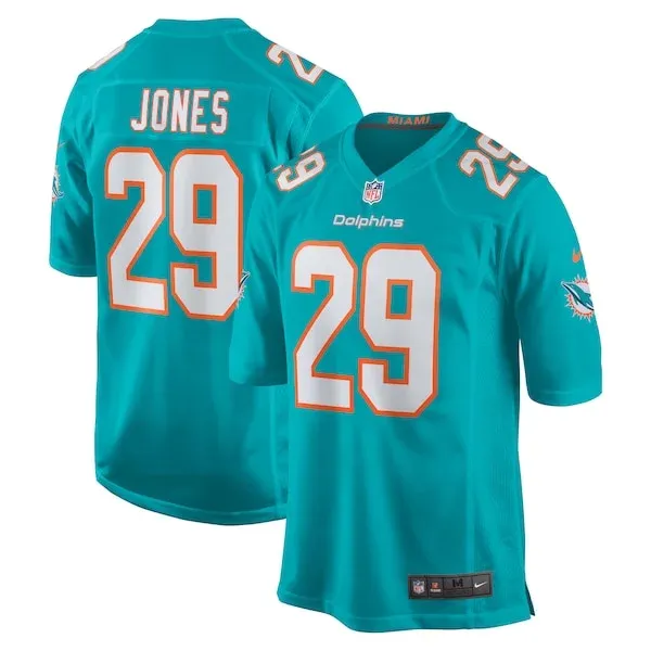 None Game Football Jersey - Aqua M | team apparel | NFL Football