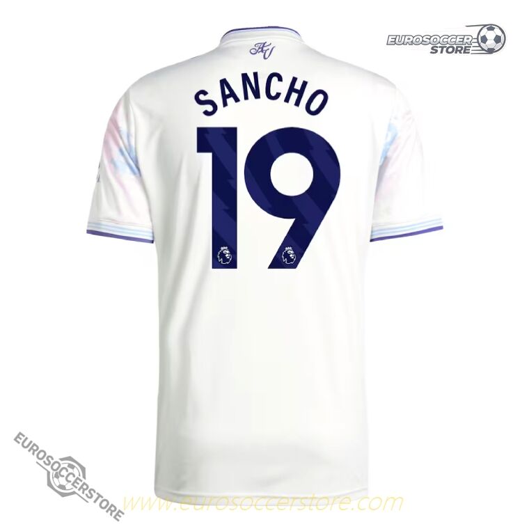 Aston Villa 25-26 Third Version SANCHO 19 Football Jersey