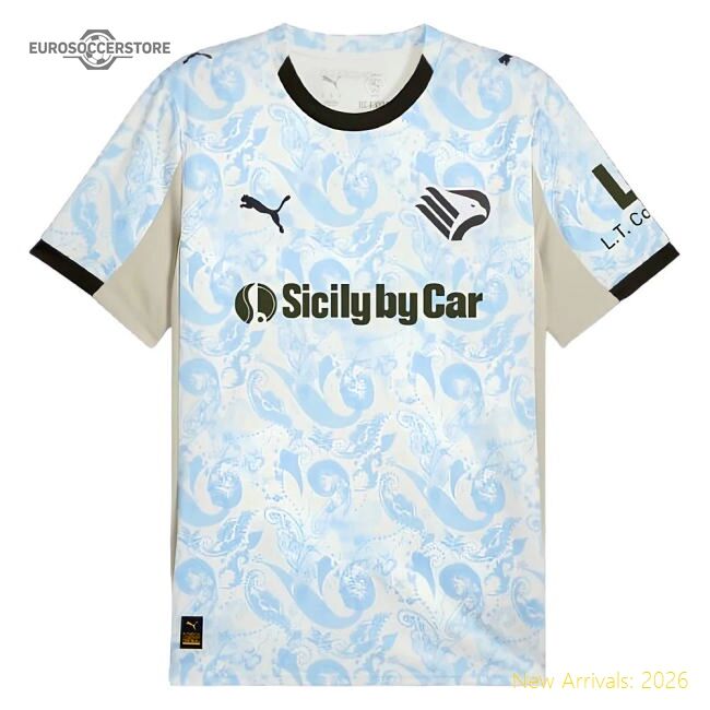 Luxury 2025-2026 Palermo Fc Third Shirt (your Name) - Cost-effective