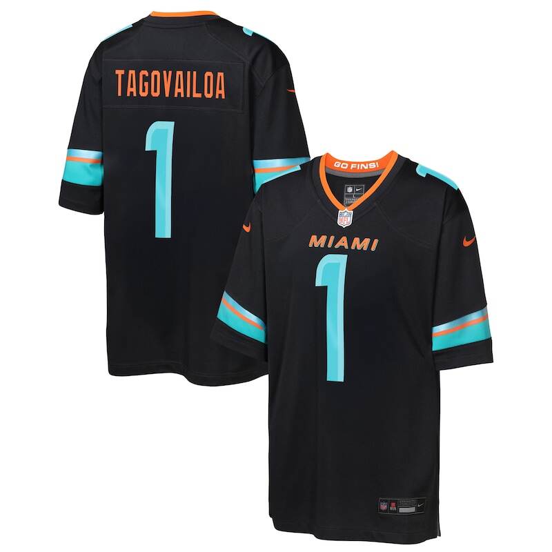 None Tua Tagovailoa MIA Dolphins Genuine Game-Day Essential Football A
