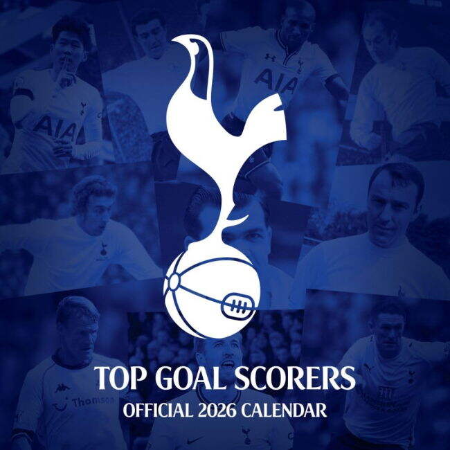 Tottenham Hotspur FC Legends Square Calendar 2026 (Match Day)